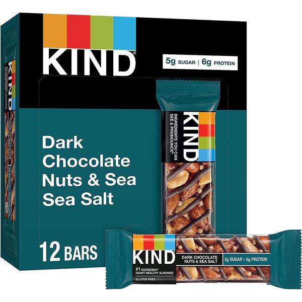 11 PACK OF KIND SEA SALT & DARK CHOCOLATE NUT