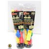 Image 1 : 2 PACKS OF 200 ASSORTED ZIP TIES