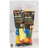 Image 1 : 2 PACKS OF 200 ASSORTED ZIP TIES