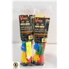 Image 1 : 2 PACKS OF 200 ASSORTED ZIP TIES