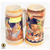 Image 1 : PAIR OF VINTAGE BEER STEINS