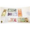 Image 1 : LOT OF 6 WORLD WIDE BANKNOTES
