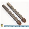 Image 1 : 2PCS HIGH SPEED STEEL TWIST DRILL BIT HSS120 NEW
