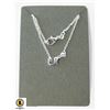 Image 1 : 2 X STAMPED 925 60 CM NECKLACE WITH