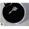 Image 1 : STAMPED 925 WITH 2.0 CT CENTER WITH CLEAR