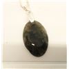 NATURAL OVAL  MOSS AGATE TRANSLUCENT