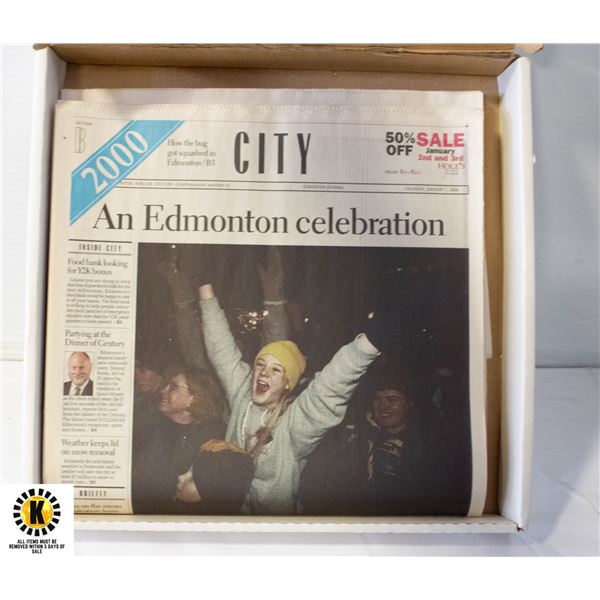 EDMONTON JOURNAL SPECIAL BOXED SET OF