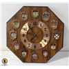 Image 1 : VINTAGE CLOCK WITH PROVINCIAL CRESTS