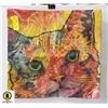 Image 1 : MOSAIC CAT PILLOW CASE, NEW