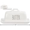 Image 2 : NEW UNPACKED FARMHOUSE MODERN BUTTER DISH