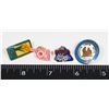 Image 1 : 4 VINTAGE LAPEL PINS Ok, UNCLE GABE'S FRIENDSHIP