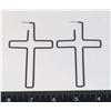 Image 1 : NEW CROSS DESIGN EARRINGS