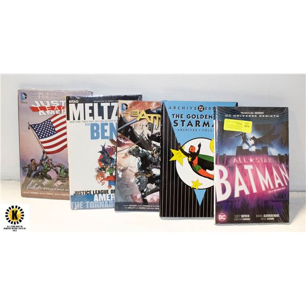 LOT OF 4 DC COMICS GRAPHIC NOVELS ASSORTED