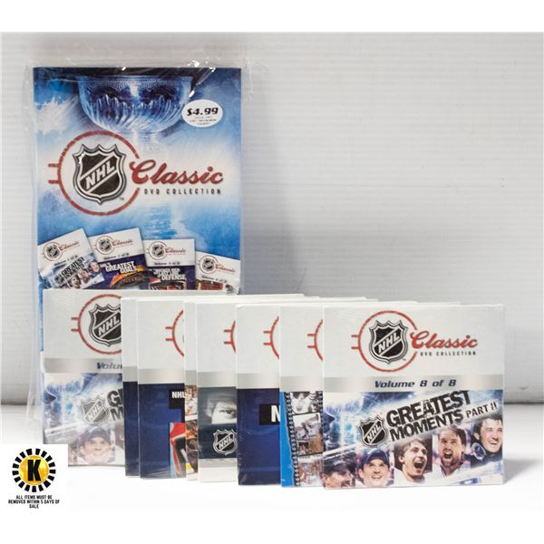 EDMONTON SUN NHL CLASSIC DVD COLLECTION SET OF 8