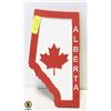 Image 1 : HANDCRAFTED WOODEN ALBERTA SIGN