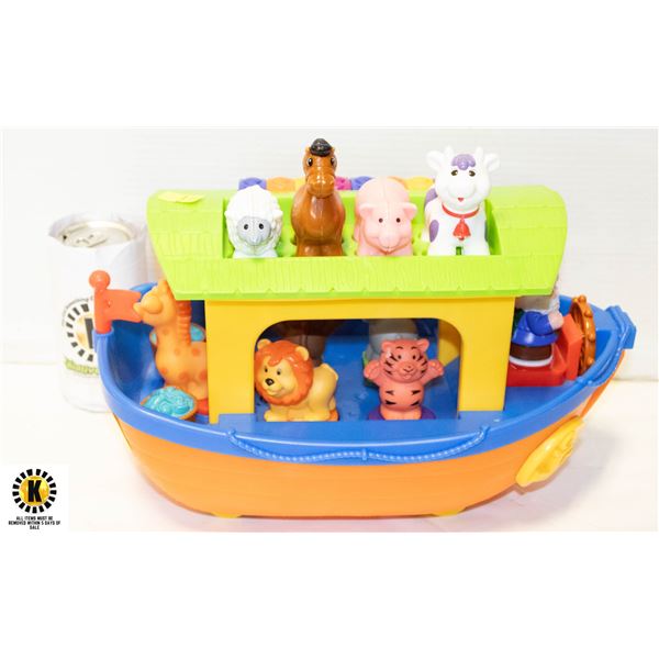 KIDDIELAND NOAHS ARC.9 REMOVABLE ANIMALS +NOISES,