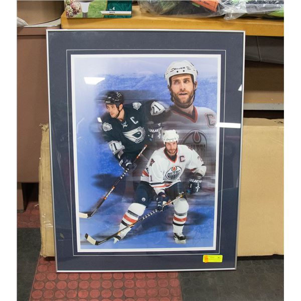 JASON SMITH EDMONTON OILERS FRAMED