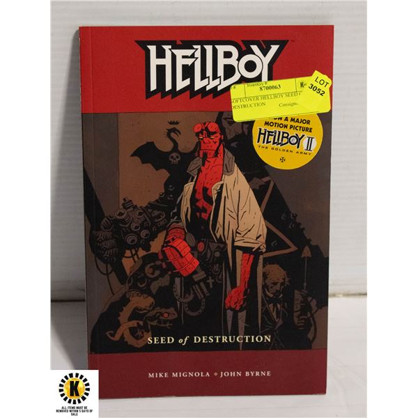 SOFTCOVER HELLBOY SEED OF DESTRUCTION