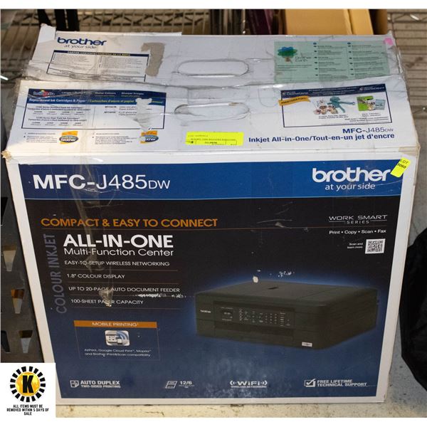 BROTHER PRINTER MFC J485DW