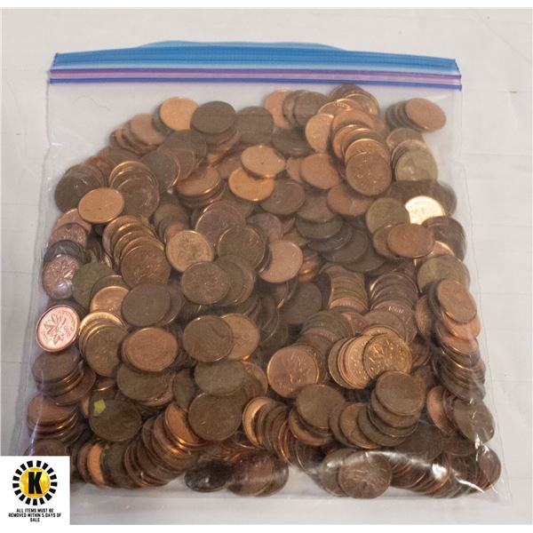 ESTATE BAG OF UNSORTED PENNIES