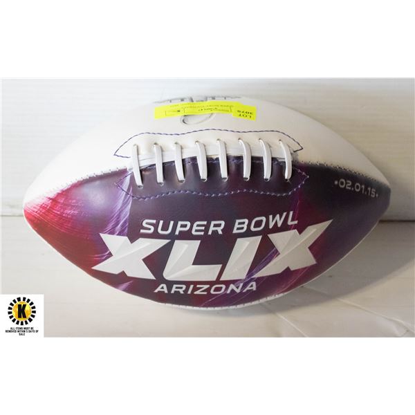 2015 SUPER BOWL FOOTBALL