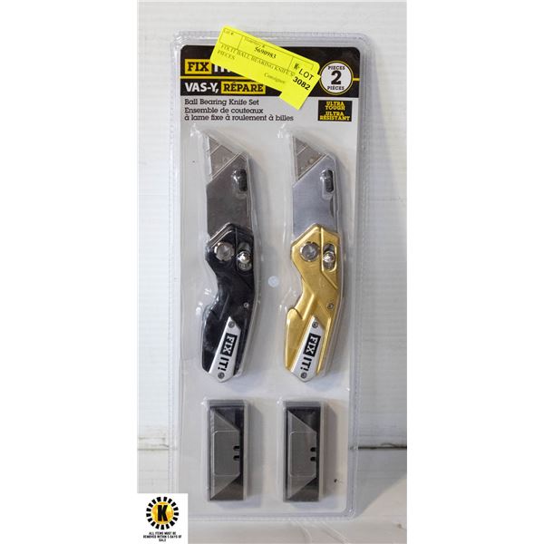 FIX IT BALL BEARING KNIFE SET 2 PIECES
