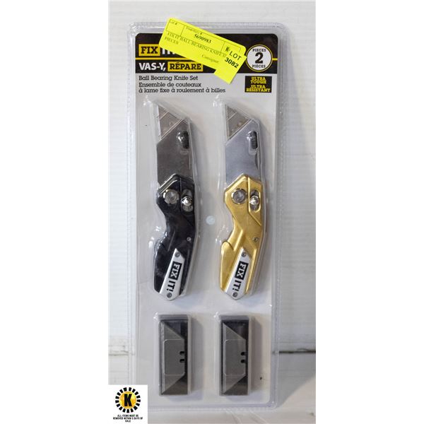 FIX IT BALL BEARING KNIFE SET 2 PIECES