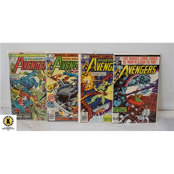 MARVEL AVENGERS #143-199 COMIC LOT