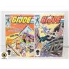Image 1 : MARVEL GI JOE #26-27 COMIC LOT, SNAKE EYES ORIGIN