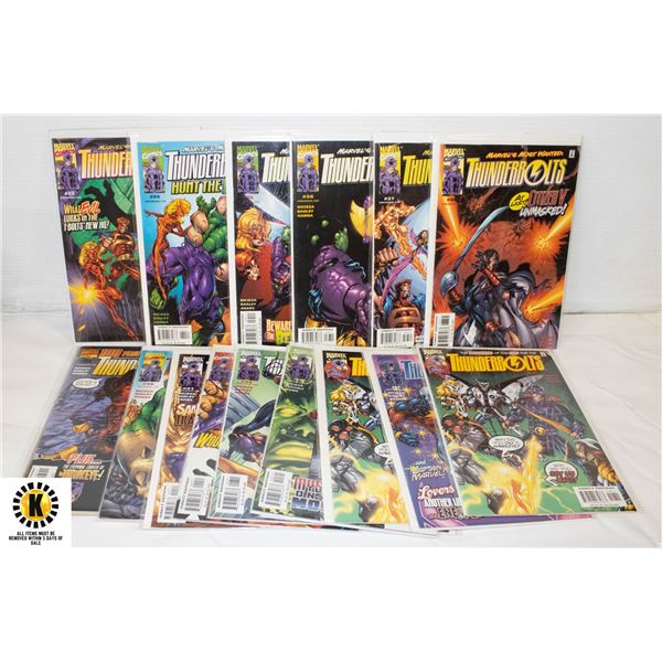 MARVEL THUNDERBOLTS #33-48 COMIC LOT