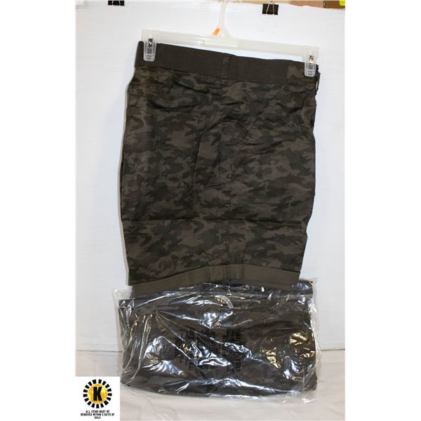 CAMO SHORTS LEE RIDERS 4 PACK $111.92 VALUE