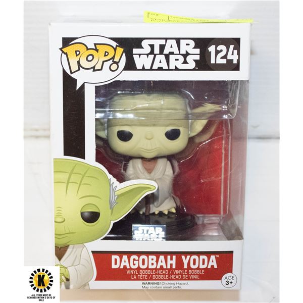 STAR WARS DAGOBAH YODA 124 POP! FUNKO