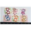 Image 1 : 6 NEW PAIRS OF SPARKLE STAR SNAP CLIPS
