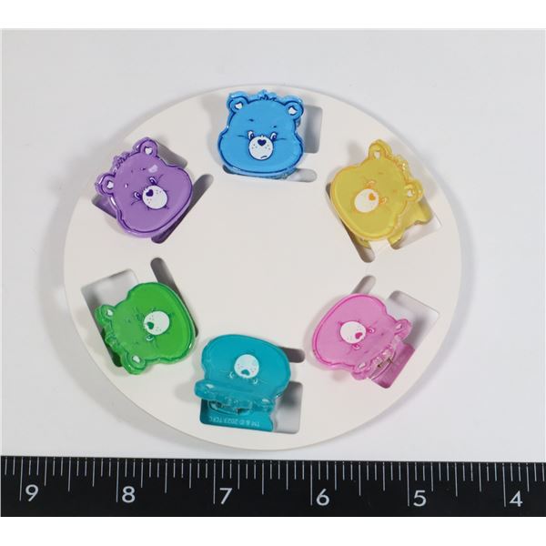 NEW CARE BEAR CLAW CLIP HAIR CLIPS