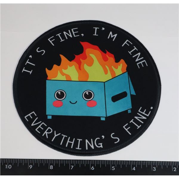 NEW 8" DIAMETER FUN MOUSEPAD TO SHOW OFF YOUR