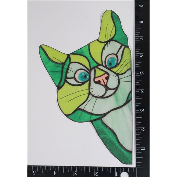NEW CAT PEEKING WINDOW STICKER