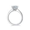 Image 3 : 1CT GRA CERTIFIED MOISSANITE 925 SILVER 18K GOLD
