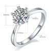 Image 4 : 1CT GRA CERTIFIED MOISSANITE 925 SILVER 18K GOLD