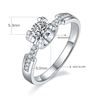 Image 4 : 0.5CT GRA CERTIFIED MOISSANITE 925 SILVER 18K GOLD