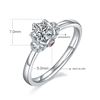 Image 5 : 0.5CT GRA CERTIFIED MOISSANITE 925 SILVER 18K GOLD