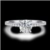 Image 2 : 1 CT GRA CERTIFIED MOISSANITE 925 SILVER 18K GOLD