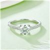 Image 6 : 1 CT GRA CERTIFIED MOISSANITE 925 SILVER 18K GOLD