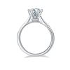 Image 3 : 1CT GRA CERTIFIED MOISSANITE 925 SILVER 18K GOLD