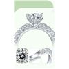 Image 3 : 1CT GRA CERTIFIED MOISSANITE 925 SILVER 18K GOLD