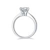 Image 3 : 1CT GRA CERTIFIED MOISSANITE 925 SILVER 18K GOLD