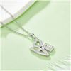 Image 3 : "LOVE" 925 SILVER 18K WHITE GOLD PLATED MOISSANITE