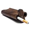 Image 1 : NEW WALNUT WOOD DUGOUT ONE HITTER WITH CERAMIC PIPE