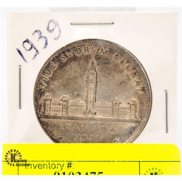 1939 CANADIAN SILVER DOLLAR