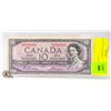 Image 1 : 1954 CANADA $10 BILL