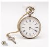 Image 2 : FINE SILVER BAUME POCKET WATCH WITH KEY